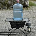 thumbnail image 1 of LJNYFDC Foldable Camping Table Aluminum Alloy Folding Table Barbecue Camping Table High Stability 20kg Load Capacity Multifunction Ultralight Portable Picnic Table, 1 of 7