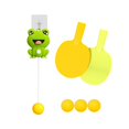 thumbnail image 2 of jinwen Table Tennis Training Set Tennis Trainer Pingpong Trainer Exerciser Parent Child Frog Three Ball, 2 of 9