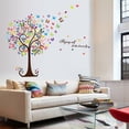 thumbnail image 4 of Wall Sticker Tree Romantic Adhesive Poster Universal Self-Assembly Posters Easy Fashion Stickers Background Decor Wall Living Room, 4 of 6