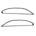 thumbnail image 4 of Moldura lateral para puerta de coche, marco de moldura para carrocería, tira de cubierta, de acero inoxidable, para BMW X1 Serie 3 5 F30 F32 520 523, 4 of 5