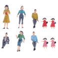 thumbnail image 5 of 15pcs Scale People Figures Miniature Painted People Figures (Random Style), 5 of 5