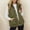 001 Army Green, variant on Womens Puffer Vest Lightweight Stand Collar Sleeveless Cropped Quilted Jackets Button Fall Zip Up Coat
