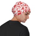 thumbnail image 4 of Rocae Gnome Merry Christmas for Beanies Hats for Men Women Warm Chunky Knit Hats Winter Adult Milk Silk Knitted Beanie, 4 of 7