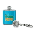 thumbnail image 2 of Gumby Says Relax Chill Chillin' Stainless Steel 1oz Mini Flask Key Chain, 2 of 4