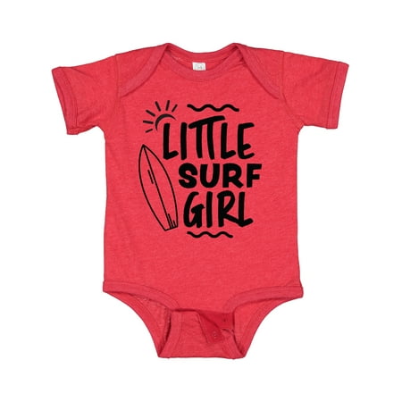 

Inktastic Little Surf Girl with Surfboard Gift Baby Girl Bodysuit