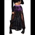 thumbnail image 3 of Conjuntos de Fiesta para Mujer, Falda Transparente, Ropa de Club, Falda Larga de con Cintura Alta y Corte A. XXL, 3 of 5
