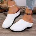 thumbnail image 2 of YLYL Clogs for Women Arch Support Wedge Heel Closed Toe Comfortable Casual Slip on Summer Mules, 2 of 8