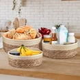 thumbnail image 3 of Natural Straw Woven Storage Basket Stylish for Durable & Multi-Purpose Organizer Medium, 3 of 8