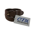 thumbnail image 3 of CTM  Elastic Braided Belt with Covered Buckle  (Men Big & Tall), 3 of 4