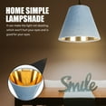 thumbnail image 5 of CTIRCHIU Simple Style re Cloth Lampshade for Small Table Lamps Blue Flared Design Home Decoration 1Pack, 5 of 11