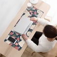 thumbnail image 3 of Long Mouse Pads for Desk,Shih Tzu Dog and Flower Floral Desk Mats on Top Of Desks, Desk Mouse Pad Extra Large with 3mm Non-Slip Base and Stitched Edge for Gaming,Office,Work,Home 31.5"x11.8", 3 of 6