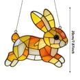 thumbnail image 2 of Lunxisen 2 Pcs Easter Rabbit Window Hanging Farm Ornament Acrylic Home Decor Garden Gift(20cm), 2 of 9