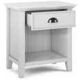 thumbnail image 2 of Table de Chevet en Bois Massif Acadian 24 Pouces de Large en Blanc, 2 of 9