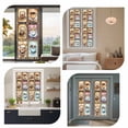 thumbnail image 7 of Coffee Cup Window Privacy Film Theme Vintage Plaid Patchwork Farmhouse Decorative Glass Window Film UV Blocking Static Cling Non-Adhesive Sticker Covering for Home Door 17.7 x 39.3 inches, 7 of 7