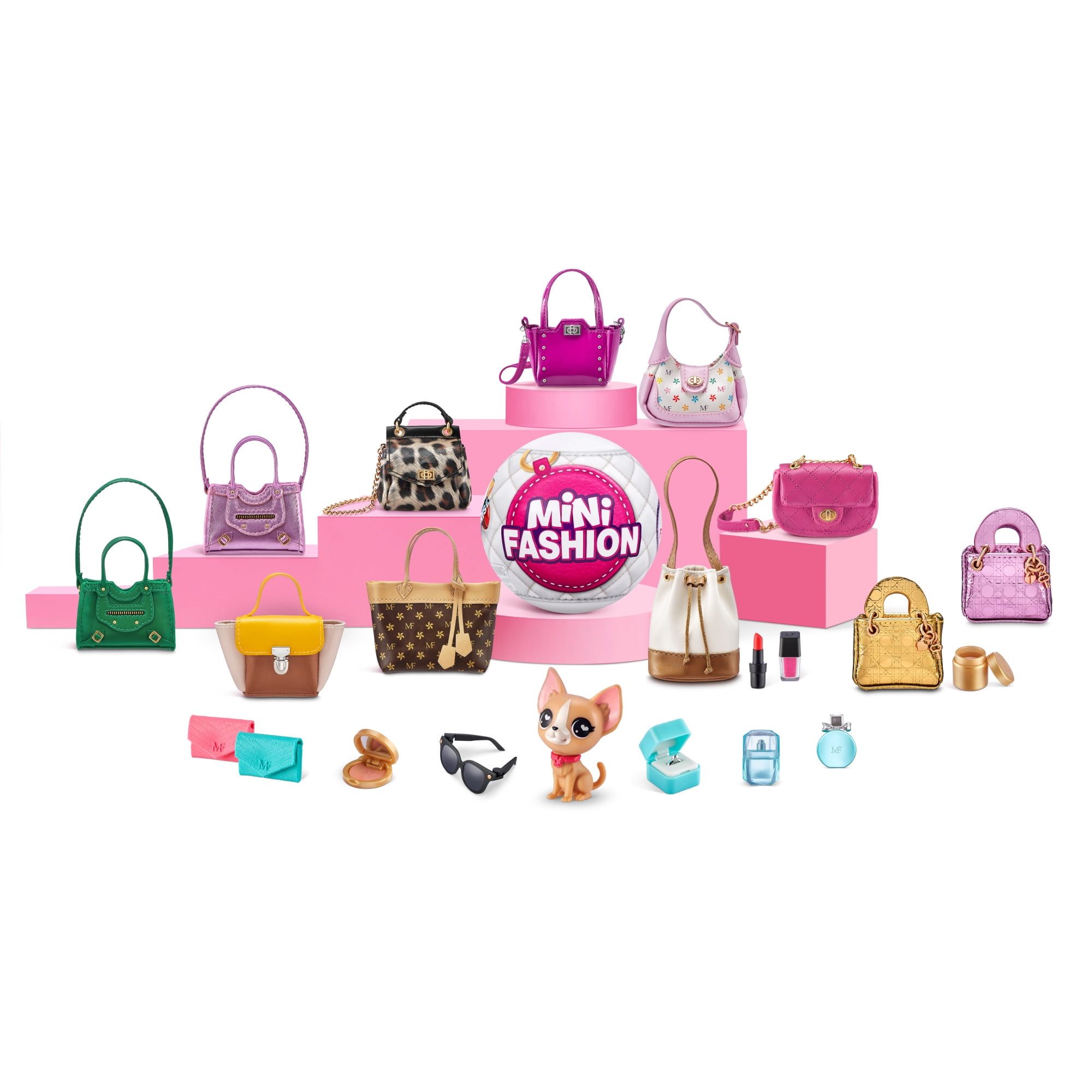 5 Surprise Mini Fashion Real Fabric Fashion Bags And Accessories Capsule Collectible Toy By Zuru