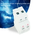thumbnail image 2 of 2P 20KA/40KA/65KA/80KA 420V AC White Surge Protector Low-voltage Arrester Device, 2 of 8
