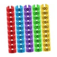 thumbnail image 3 of Bandas de piernas avícolas 100pcs bandas de identificación de pollo para pájaros paloma ganso S, 3 of 8