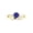Yellow Gold, variant on 14K Yellow Gold Elegant Twisting Split Shank Diamond Engagement Ring with a 0.5 Carat Tanzanite AAA Heirloom Center Stone
