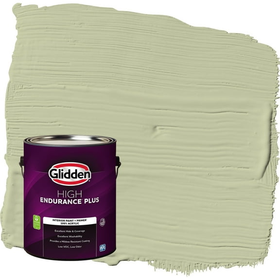 Glidden HEP Sage Splendor / Green Eggshell Interior Paint with Primer, 1 Gallon