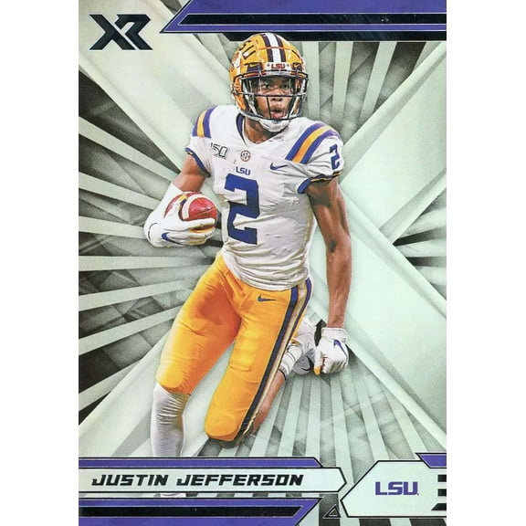 NFL 2020 Panini Chronicles XR Draft Picks   Justin Jefferson Trading Card #4 (XR Rookie)