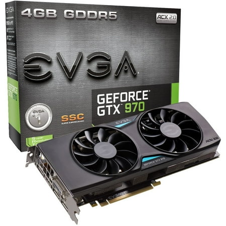 EVGA NVIDIA GeForce GTX 970 Graphic Card, 4 GB GDDR5