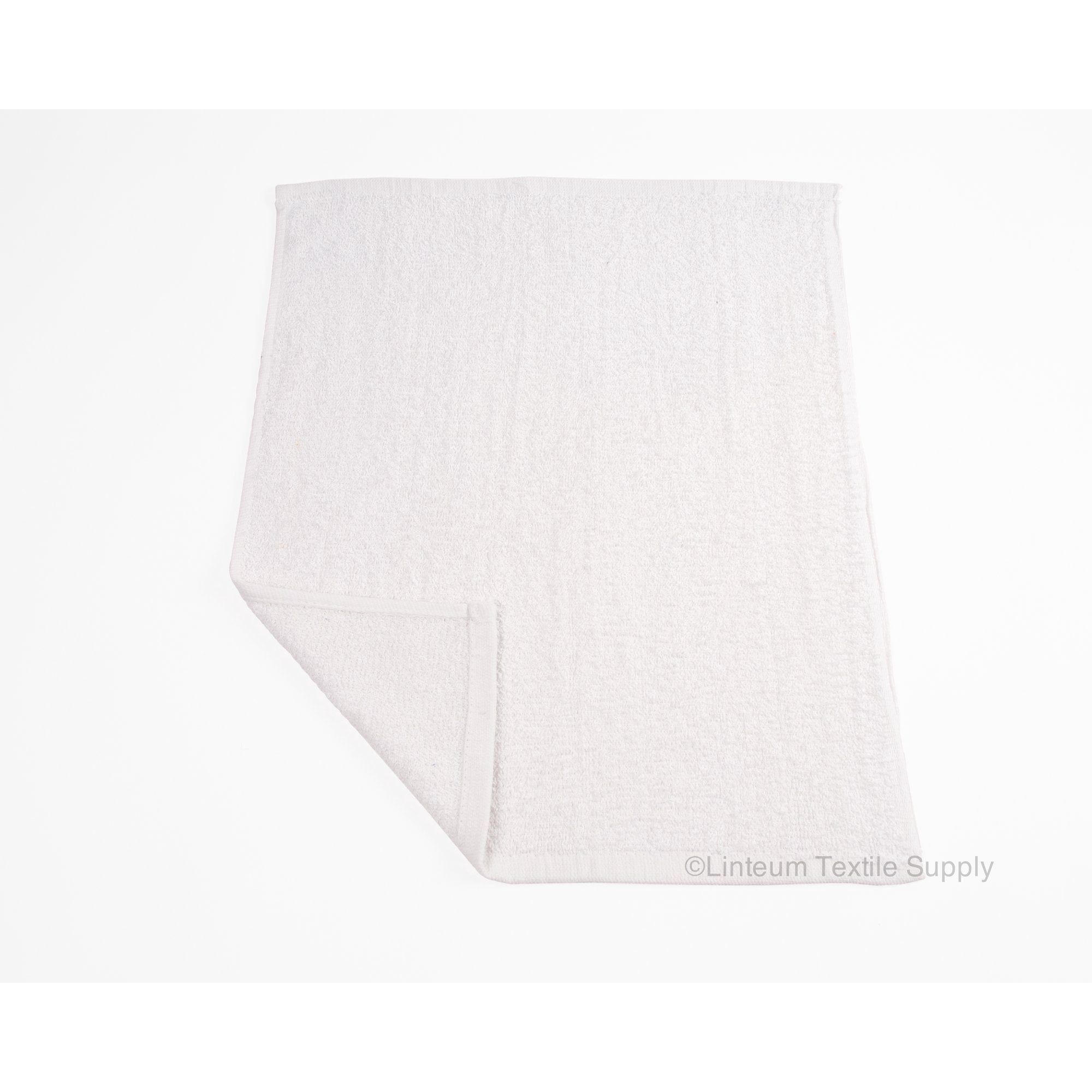Linteum Textile Supply Kitchen Towels Super Absorbent 100% Terry Cotton Bar Mops for Home, Kitchen and Bar Cleaning, Pack of 60, Solid (16x19 inches) White