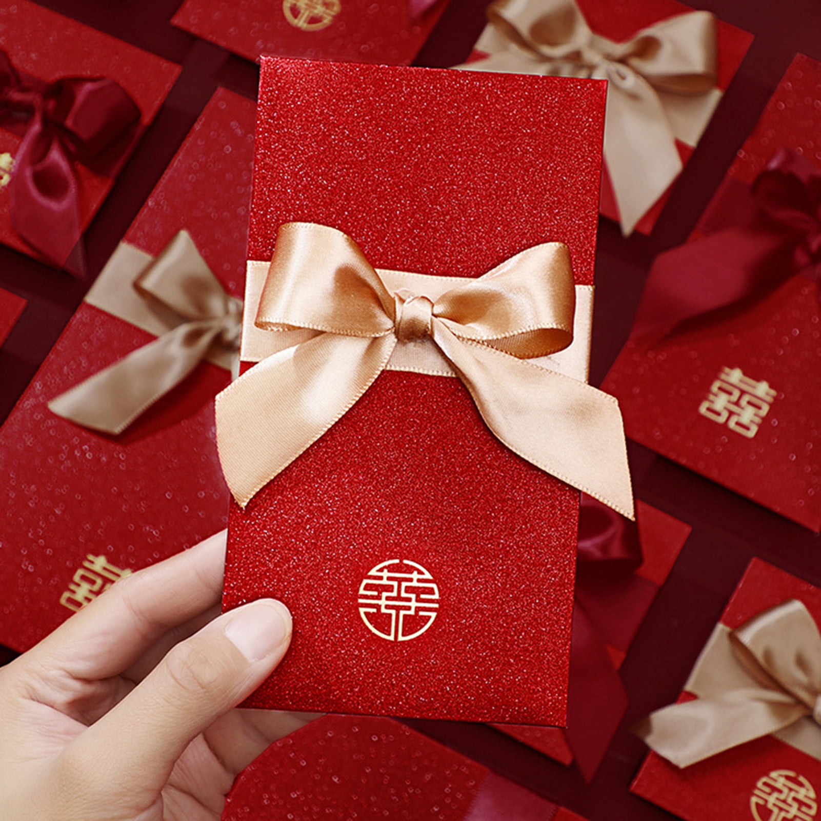 Red Money Envelope Traditional Chinese Style Paper Lucky Money Red Pocket  for Wedding Lucky Money Envelope Exquisite for Gifts
