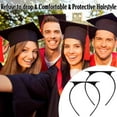 thumbnail image 2 of Graduation Cap Headband - Grad Cap Headband, Secures Your Graduation Cap, Don't Change Your Hair, Headband for Graduation Cap, 2 of 7
