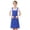 Blue, variant on Byujiro H-Back Waterproof Apron with Pocket Adult Women Men Work Apron for Kitchen Cooking Chef BBQ