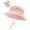 Pink, variant on FURTALK Baby Toddler Sun Hat Bucket Hat with Neck Flap Wide Brim Hats Beach Vacation Essentials