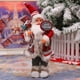 thumbnail image 3 of Santa Claus Figura Decorativa Muñeco de Pie Adorno Navideño con Material de Plástico y Terylene Reutilizable Adecuado para Decoración de Mesa Puerta Ventana Jardín Árbol de Navidad Regalo, 3 of 8