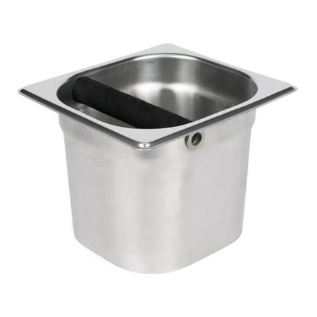 

Winco SCD-5 Coffee Knock Box 6 89\\/100 x 6 3\\/10 x 5 1\\/5 Stainless-Each