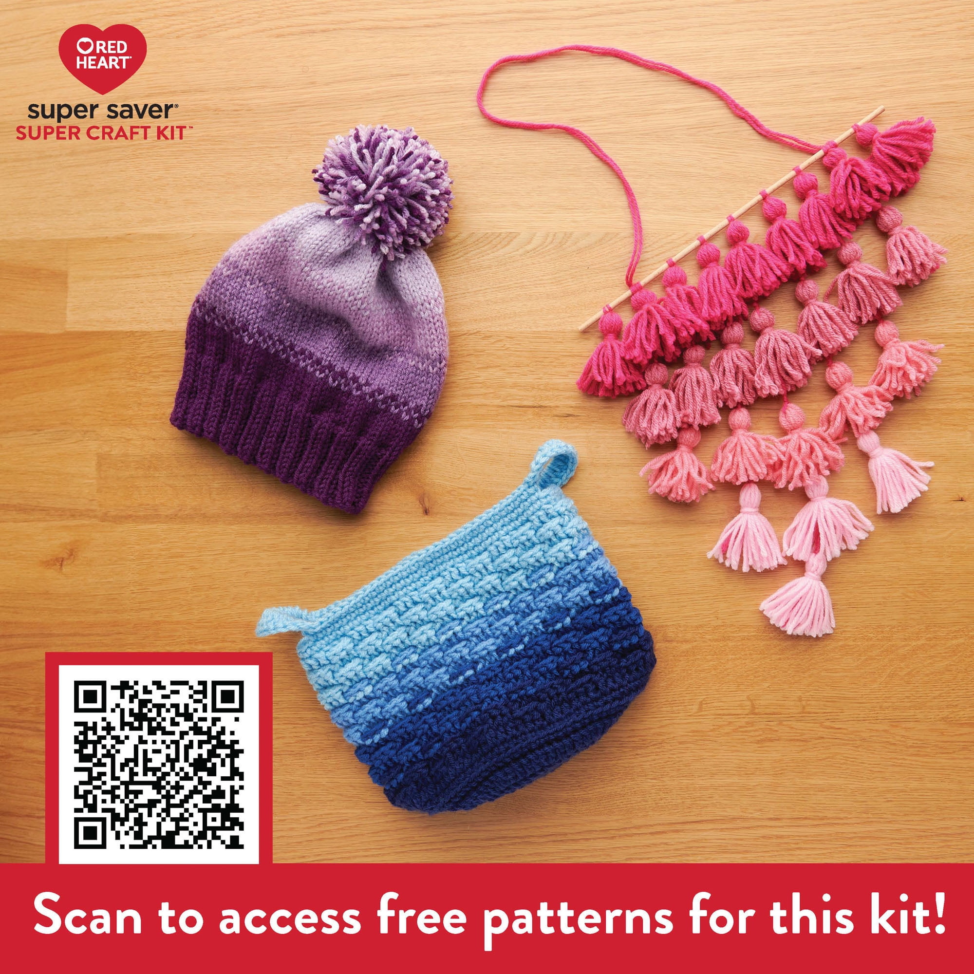 Red Heart® Super Saver® Kit 17oz 100% Acrylic Gradients Yarn, 1020 m (12 Count)