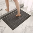 thumbnail image 1 of TOPCHANCES Bathroom Rug Bath Mat, Soft Absorbent Bathroom Mat, Fluffy Shaggy Bath Rug ( 50x80cm, Gray ), 1 of 15