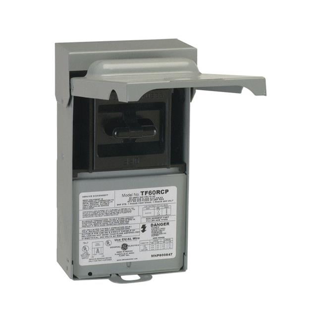 Ge - Industrial Systems TF60RCP 60 amp AC 2 Pullout Fuse Disconnect
