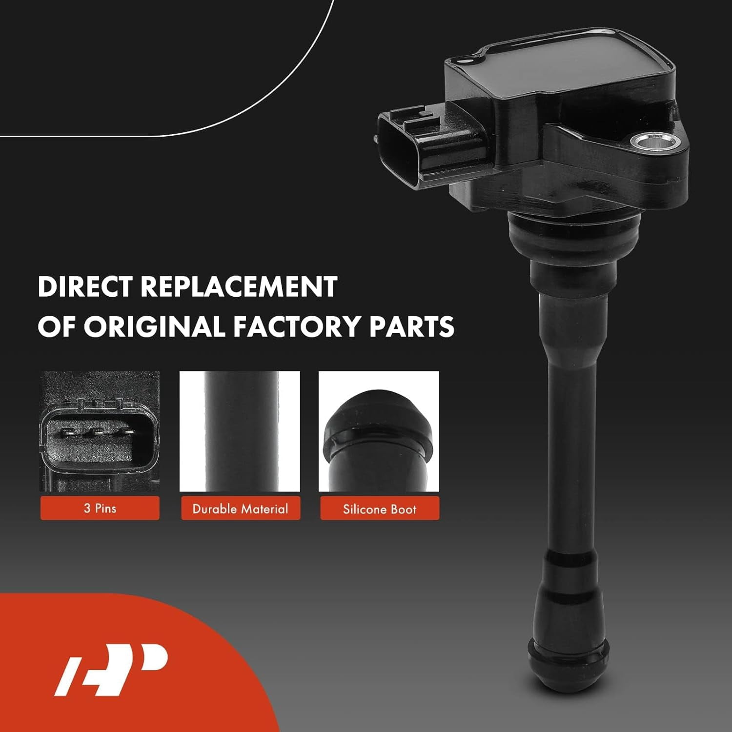 A-Premium Set of 8 Ignition Coil Pack and Iridium Spark Plugs Compatible with Nissan TITAN 2017-2020, TITAN XD 2016-2020, NV2500 2018-2020, NV3500 2018-2019, Replace# 22448EZ31A, 22448EZ31B