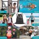 thumbnail image 5 of Black Drawstring Backpack, Casual Sport Backpack, Gym Drawstring Bag for Men and Women, Beach Talega School Sport with Drawstring Gym Bag Pocket for B, 5 of 5