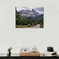 thumbnail image 2 of Highway Canvas Wall Art, Banff National Park Mountain Print, Scenic Forest Road Artwork for Living Room Bedroom Office Decor, Ready to Hang, 2 of 6
