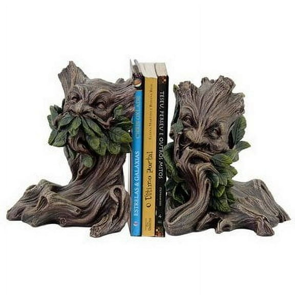 Beautiful Green Man Greenman Decorative Bookends Tree Man
