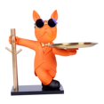 thumbnail image 1 of Ganchos para almacenamiento de joyas, bandeja para llaves, oficina, hogar, figura de perro, estatua de resina, organizador colgante para artículos, 1 of 9