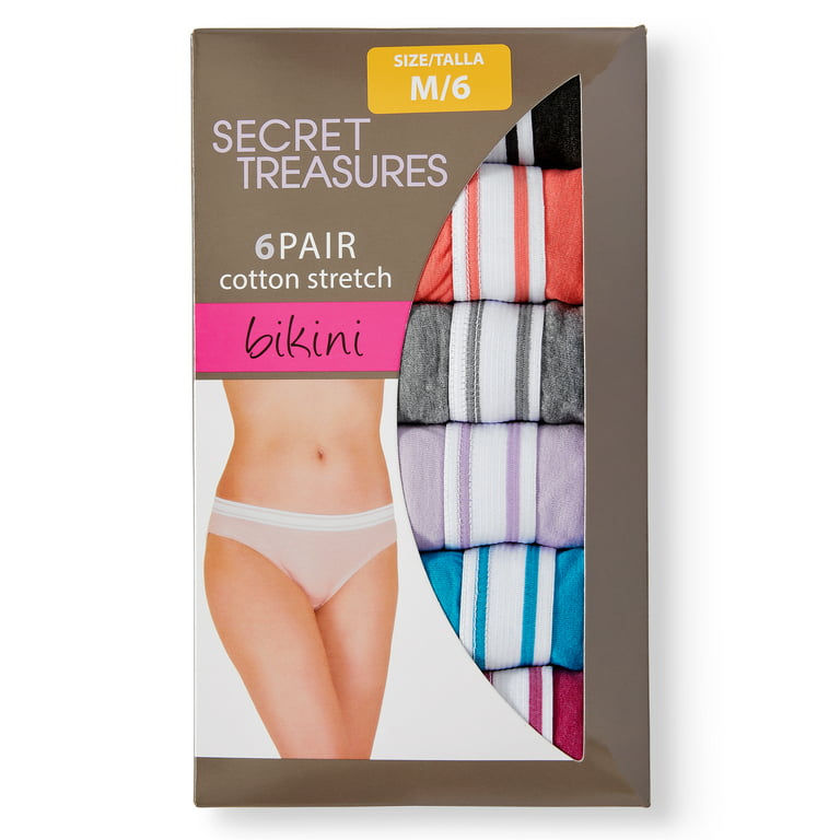 Secret Treasures Seamless Women's Brief Panties, 6-Pack