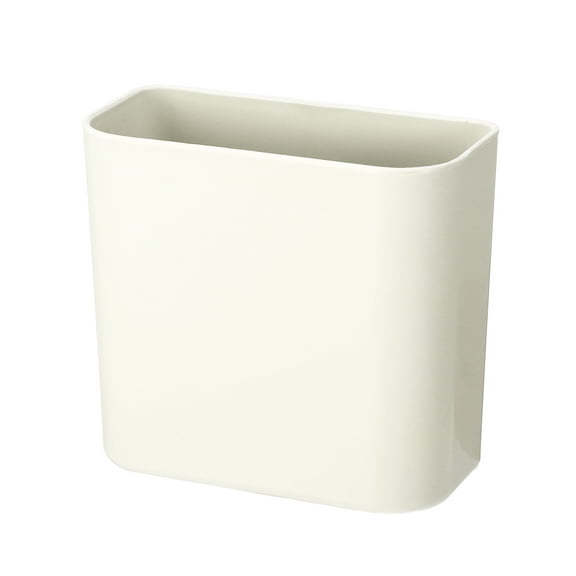 Unique Bargains Wall Mount Toothbrush Holder Stand for Bathroom White 4.65"x2.48"x4.25" Self Adhesive Tooth Brush Holder