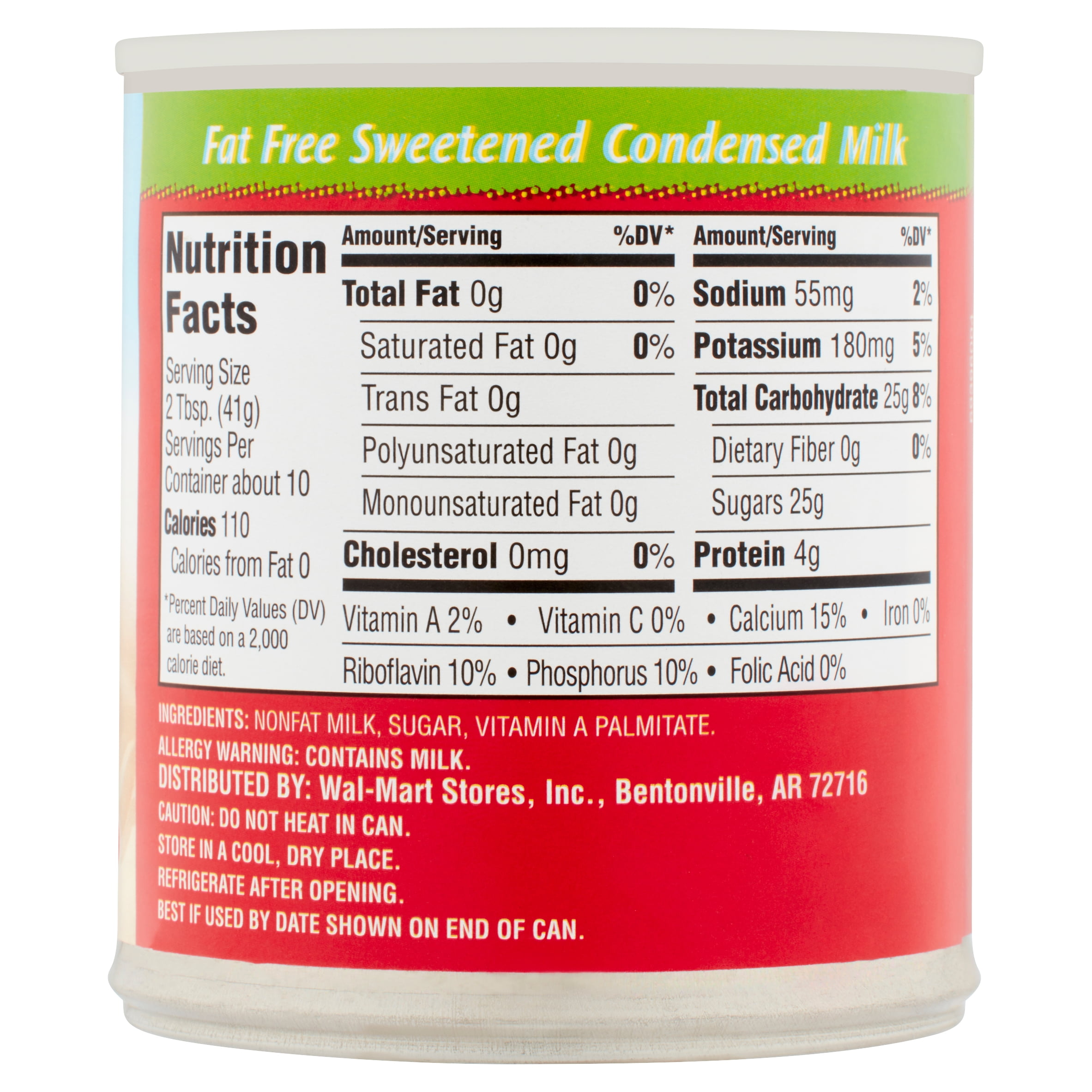 Condensed Milk Nutrition Facts Label Bios Pics