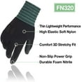 thumbnail image 5 of DEXFIT FN320 Black Multipurpose Nylon Work Gloves (Firm Grip, Durable Foam, Medium) - 3 Pairs, 5 of 6