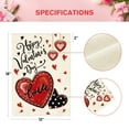 thumbnail image 4 of Sm:)e Love Hearts Valentines Day Garden Flag 12x18 Inch, 4 of 5