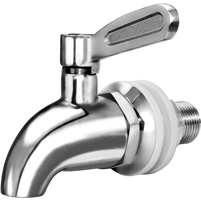Robinet de Remplacement pour Distributeur de Boissons Plus Durable, Finition Polie en Acier Inoxydable, Robinet de Remplacement pour Distributeur d'Eau, Compatible avec les Systèmes de Filtres Berkey et Autres Gravités
