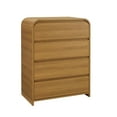 Better Homes & Gardens Juliet 4 Drawer Dresser, Light Honey Finish
