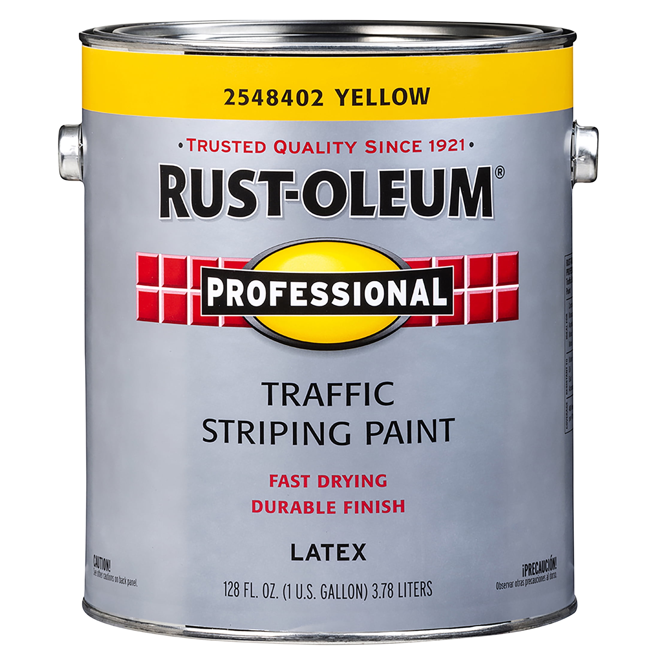 2 Pack, Traffic Yellow (150 Voc), Rust-Oleum Professional Flat Traffic Striping Paint- Gallon