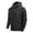 Black, variant on Wdgfv Men's Hooded Casual Jacket Workwear Lightweight Jacket with Zipper Pockets