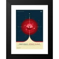 thumbnail image 2 of NASA 17x24 Black Modern Framed Museum Art Print Titled - Deep Space Atomic Clock Red (2017), 2 of 5